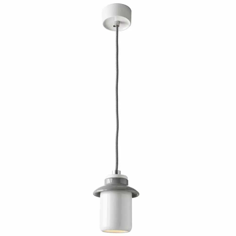 Lampada moderna a sospensione in ceramica colorata made in Italy Asia