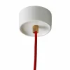 Lampada moderna a sospensione in ceramica bianca made in Italy Asia