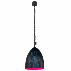 Lampada moderna a sospensione In-es.artdesign Flower S Lavagna resina