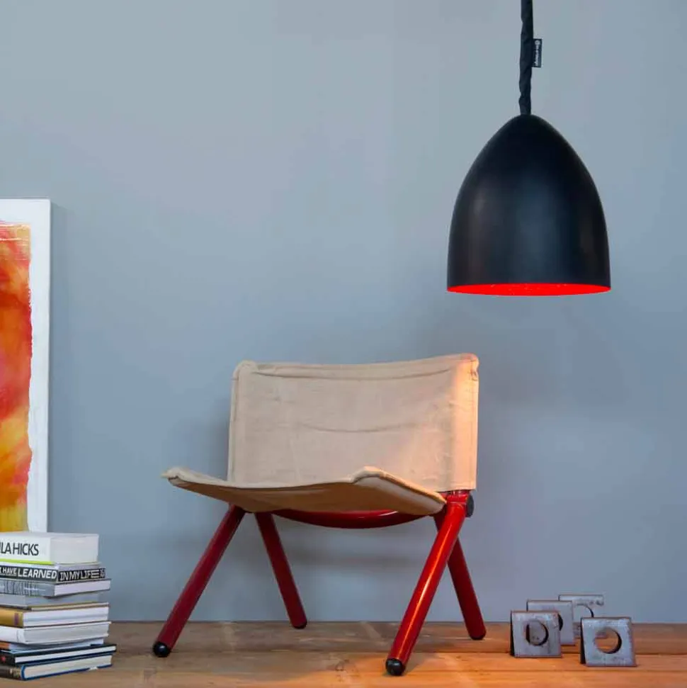 Lampada moderna a sospensione In-es.artdesign Flower S Lavagna resina