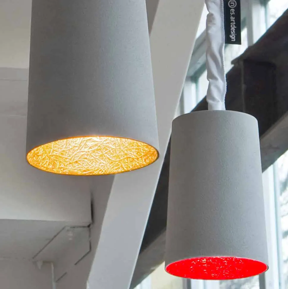 Lampada moderna a sospensione In-es.artdesign Paint Cemento verniciata