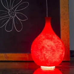 Lampada moderna da tavolo In-es.artdesign Luce Liquida2 in nebulite