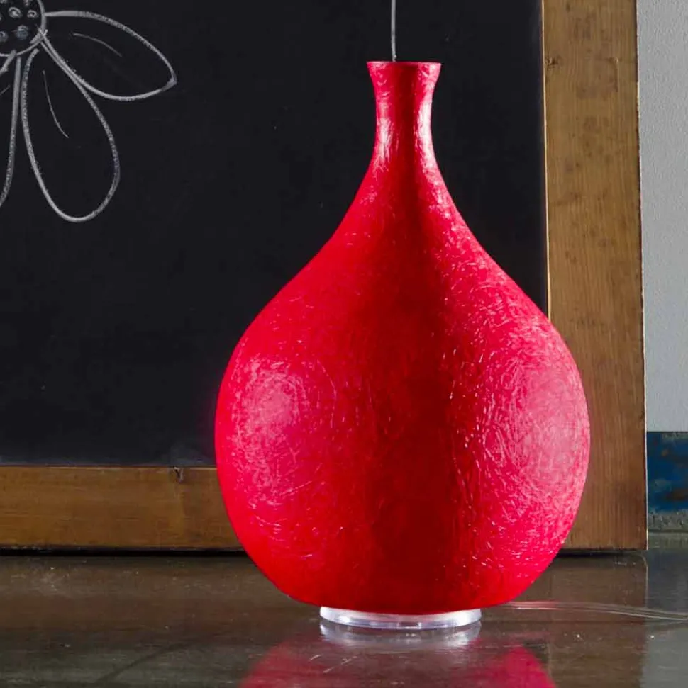 Lampada moderna da tavolo In-es.artdesign Luce Liquida2 in nebulite
