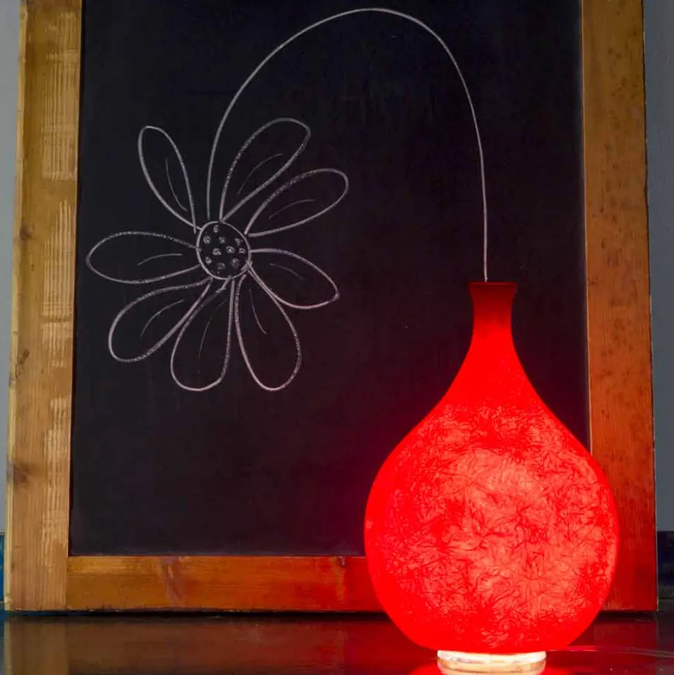 Lampada moderna da tavolo In-es.artdesign Luce Liquida2 in nebulite