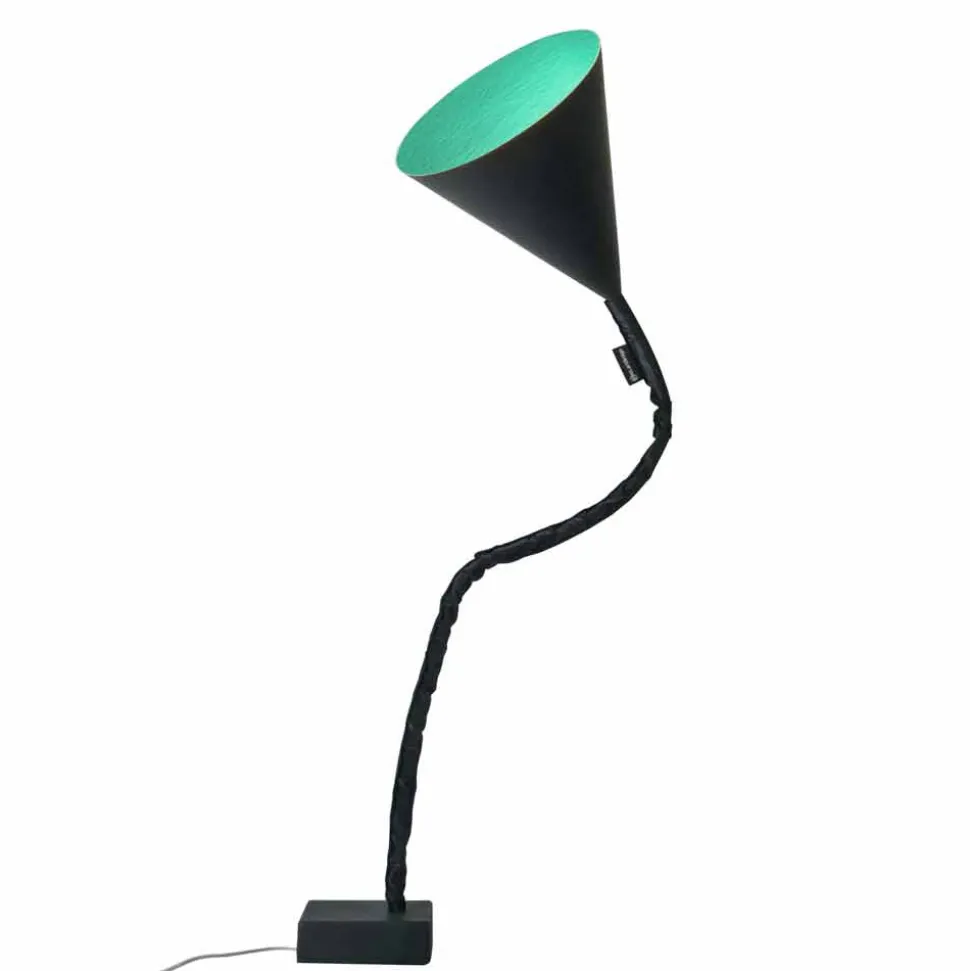Lampada moderna da terra In-es.artdesign Flower Lavagna in resina
