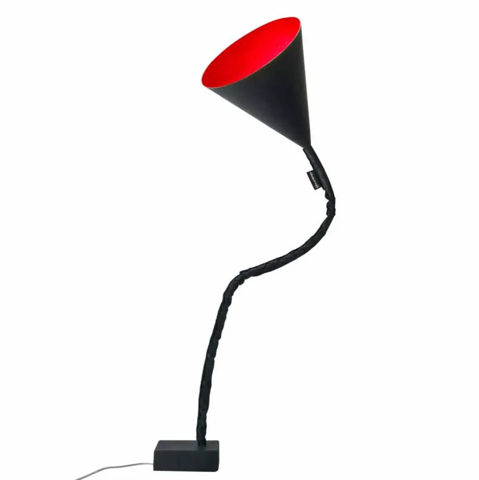Lampada moderna da terra In-es.artdesign Flower Lavagna in resina