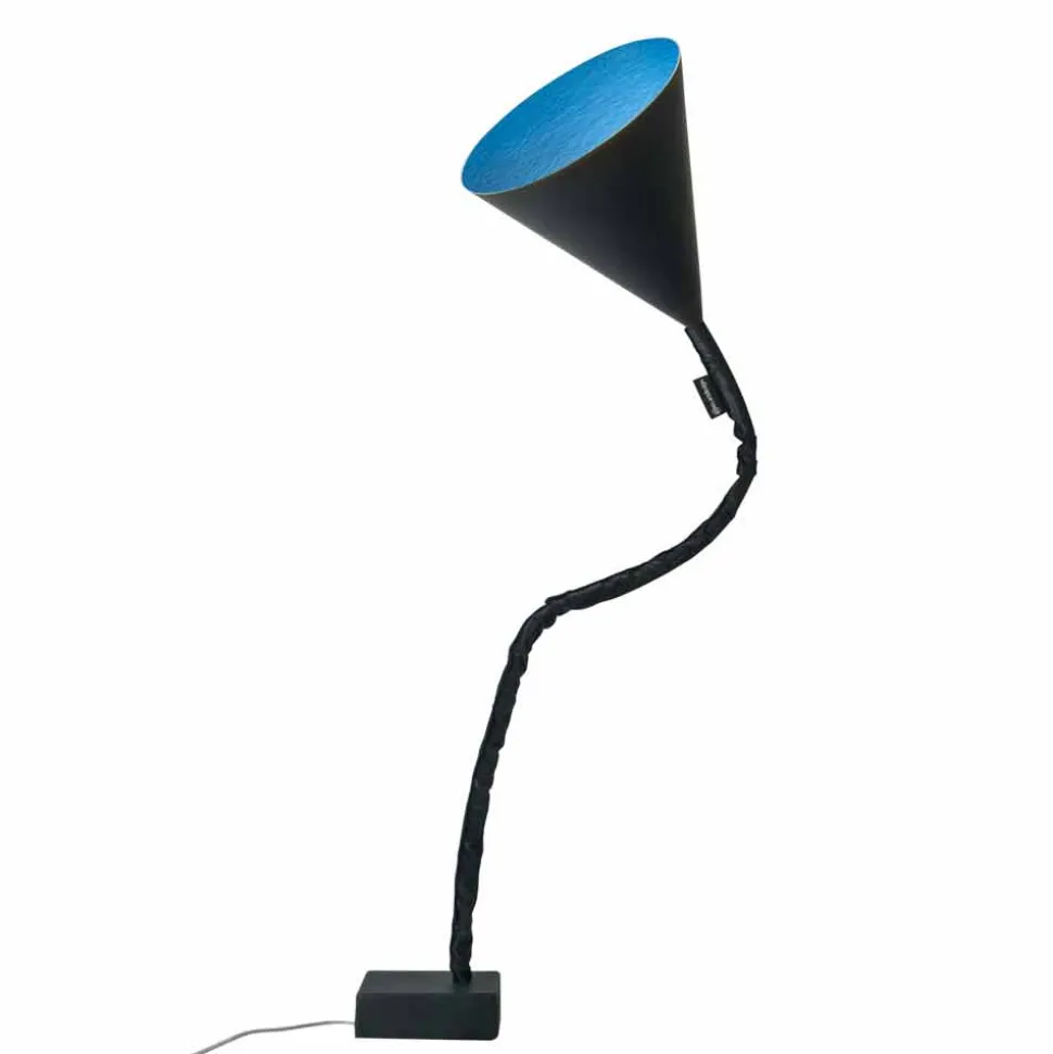 Lampada moderna da terra In-es.artdesign Flower Lavagna in resina