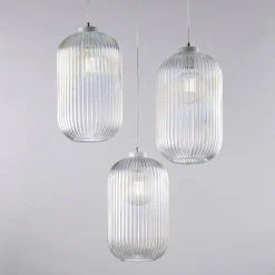 Lampada Moderna in Vetro e Metallo Made in Italy Ideale per Ogni Ambiente - Aquila