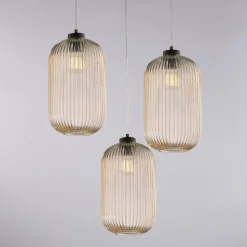 Lampada Moderna in Vetro e Metallo Made in Italy Ideale per Ogni Ambiente - Aquila