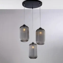 Lampada Moderna in Vetro e Metallo Made in Italy Ideale per Ogni Ambiente - Aquila