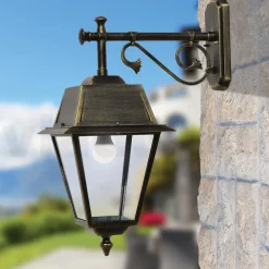 Lampada Muro per Esterno Stile Vintage in Alluminio Made in Italy - Doroty