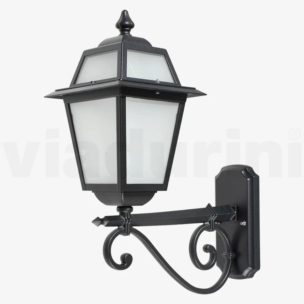 Lampada Outdoor Realizzata in Alluminio Antracite e Vetro Made in Italy - Elric