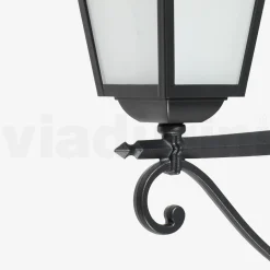 Lampada Outdoor Realizzata in Alluminio Antracite e Vetro Made in Italy - Elric
