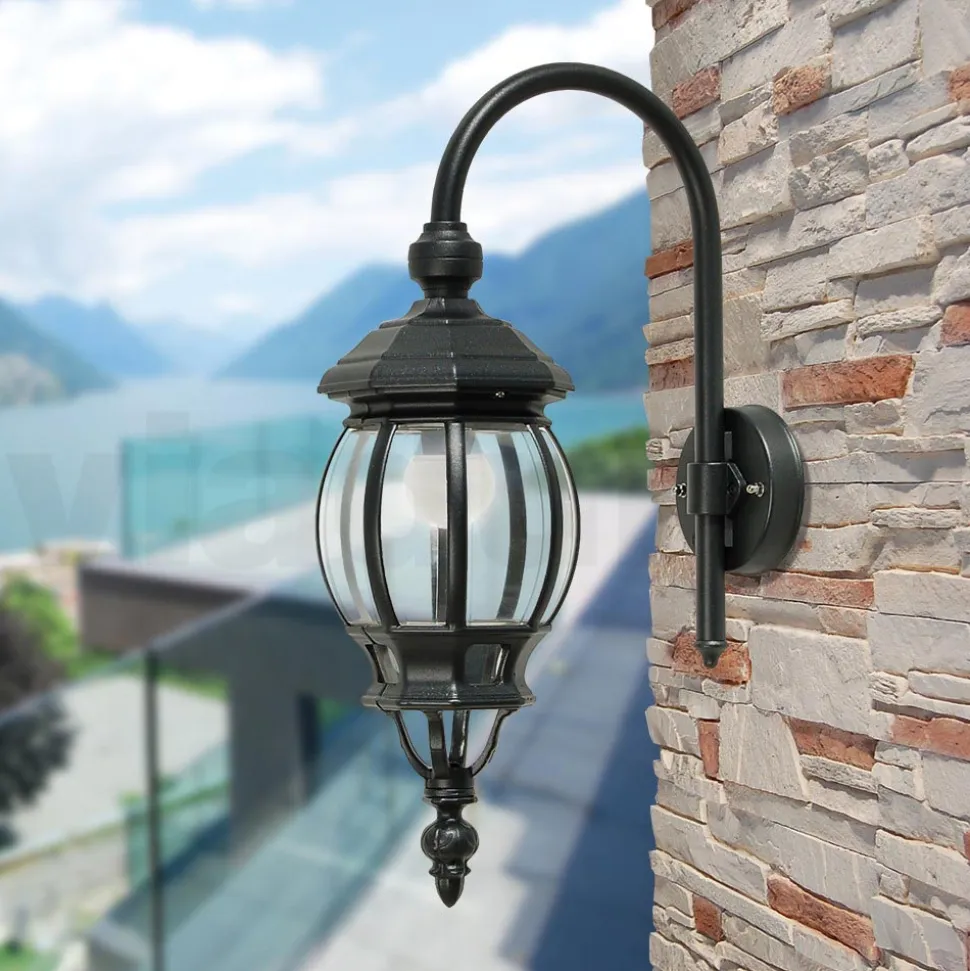 Lampada Parete da Esterno Stile Vintage in Alluminio Made in Italy - Impero