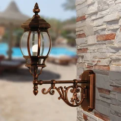 Lampada per Esterno a Parete in Alluminio Realizzata in Italia - Leona