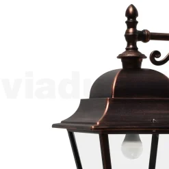 Lampada per Esterno Vintage in Alluminio e Vetro Made in Italy - Bonaria