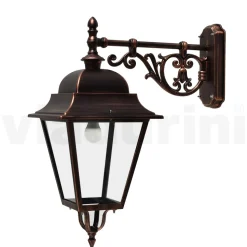 Lampada per Esterno Vintage in Alluminio e Vetro Made in Italy - Bonaria
