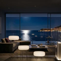 Lampada per Interni in Polietilene in Diverse Misure Made in Italy - Disco