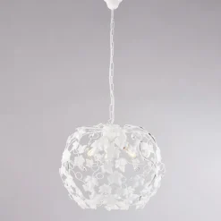 Lampadario a 3 luci in metallo e cristallo per arredare il soggiorno – Orchidea
