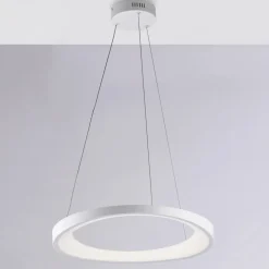 Lampadario a sospensione in metallo cromo e argento per interni – Voyager