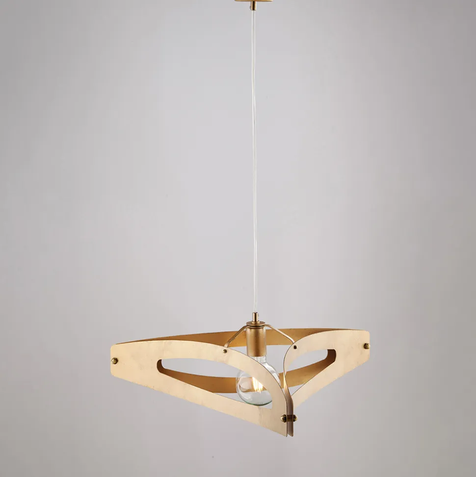 Lampadario a Sospensione in Metallo Cromo Argento - Apus
