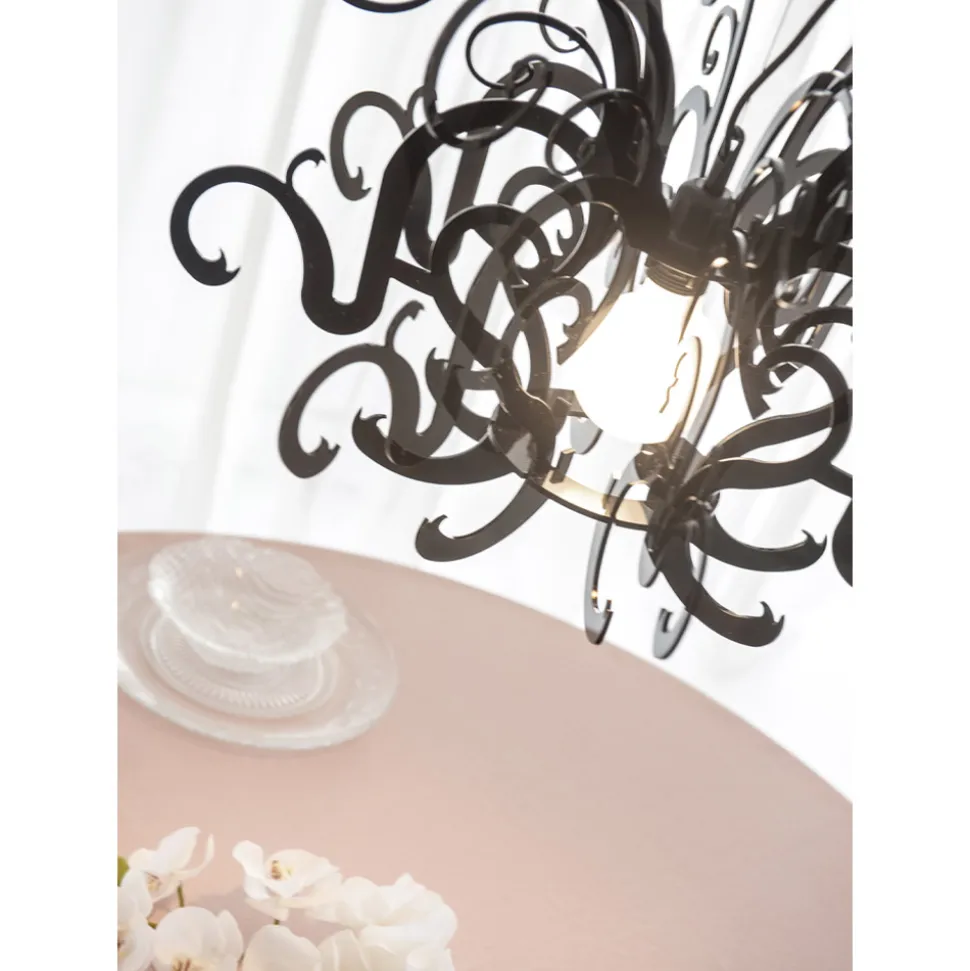 Lampadario a Sospensione in Plexiglass Bianco o Nero Riciclabile - Sancio