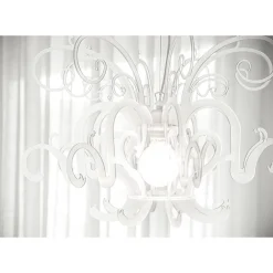 Lampadario a Sospensione in Plexiglass Bianco o Nero Riciclabile - Sancio