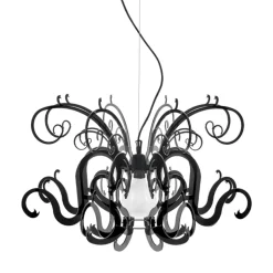 Lampadario a Sospensione in Plexiglass Bianco o Nero Riciclabile - Sancio