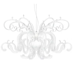Lampadario a Sospensione in Plexiglass Bianco Design Riciclabile - Sancio