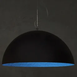 Lampadario Bicolore in Laprene e Nebulite - Mezza Luna by In-es.artdesign