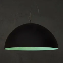 Lampadario Bicolore in Laprene e Nebulite - Mezza Luna by In-es.artdesign