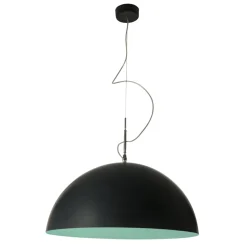 Lampadario Bicolore in Laprene e Nebulite - Mezza Luna by In-es.artdesign
