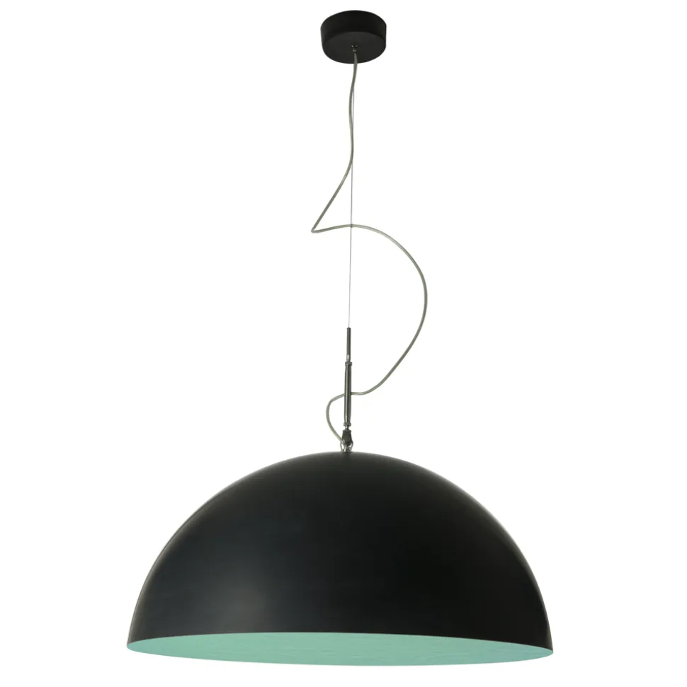 Lampadario Bicolore in Laprene e Nebulite - Mezza Luna by In-es.artdesign