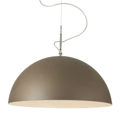 Lampadario Bicolore in Laprene e Nebulite - Mezza Luna by In-es.artdesign