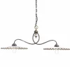 Lampadario bilancere in ceramica lucida Ferroluce L'Aquila