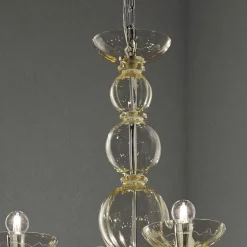 Lampadario Classico 12 Luci in Vetro Veneziano Made in Italy - Foscarino
