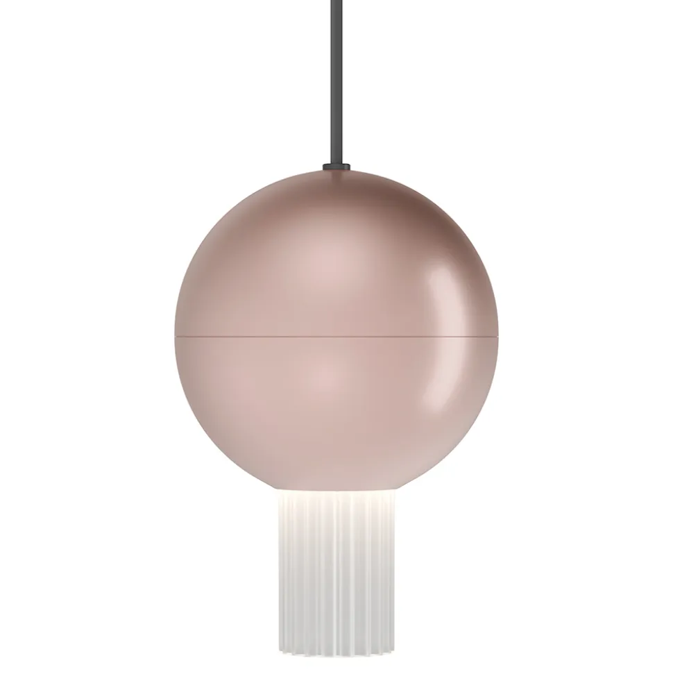 Lampadario con Cilindri in Vetro Canneté Made in Italy - Oris
