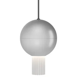 Lampadario con Cilindri in Vetro Canneté Made in Italy - Oris