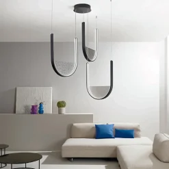 Lampadario con 3 LED con Inserto Amovibile in Vetro Granigliato - Catalpa