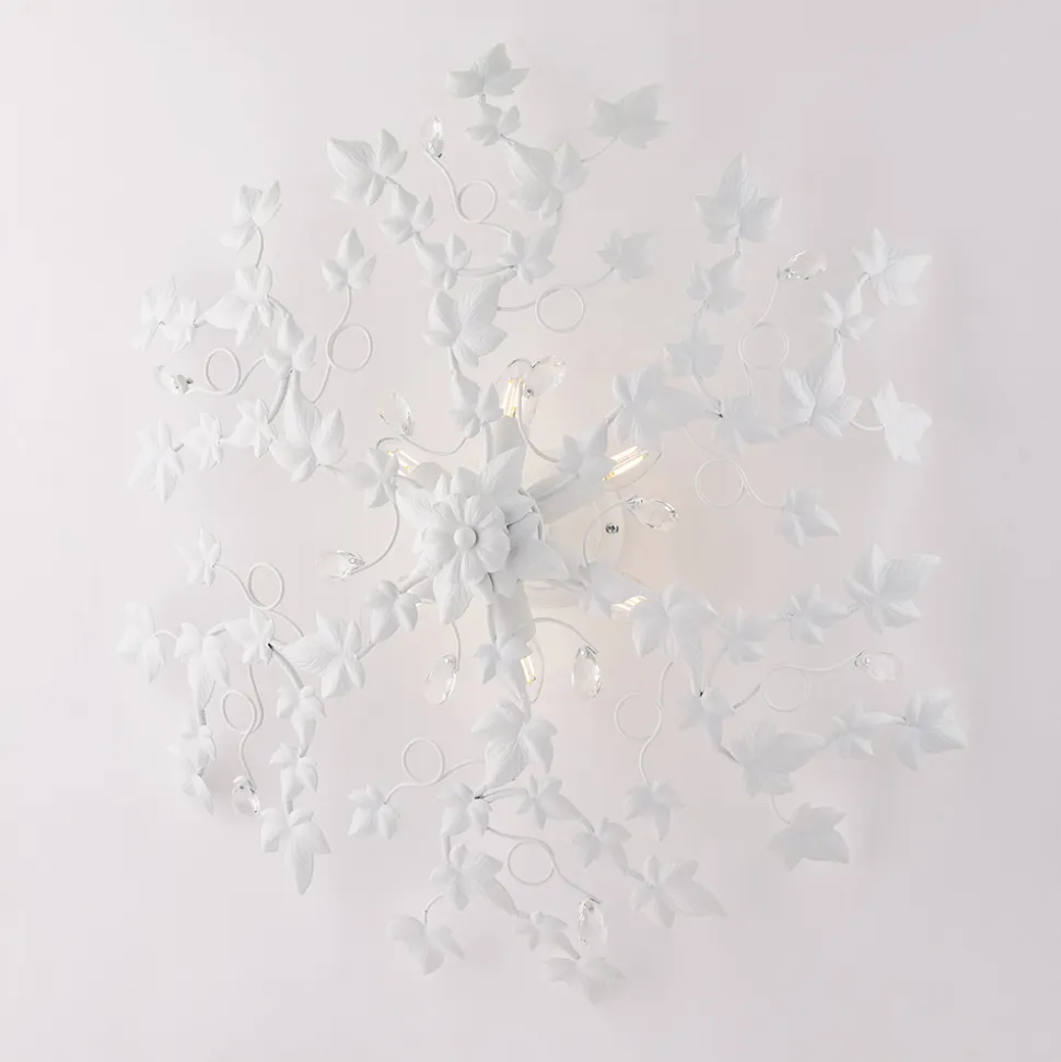Lampadario con pendenti in cristallo per valorizzare spazi interni luminosi – Orchidea