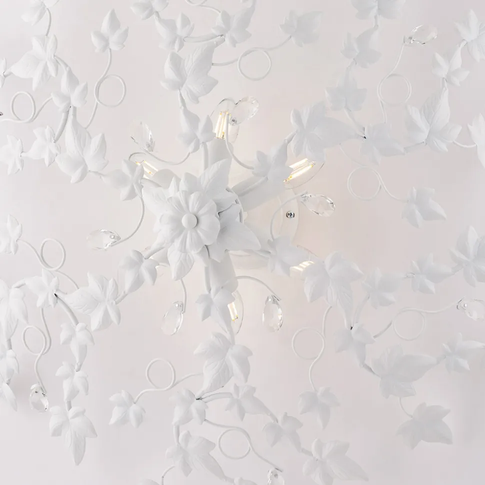 Lampadario con pendenti in cristallo per valorizzare spazi interni luminosi – Orchidea