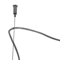 Lampadario Decentrato con Lume Piccolo e Grande in Vetro Made in Italy - Elisia