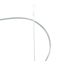Lampadario Decentrato Due Lumi in Vetro Artigianale Made in Italy - Soffio