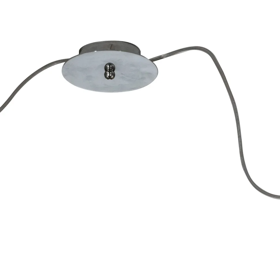 Lampadario Decentrato in Vetro Incamiciato a Mano Made in Italy - Iride