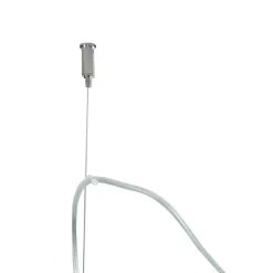 Lampadario Decentrato Tre Lumi in Vetro Veneziano Made in Italy - Soffio
