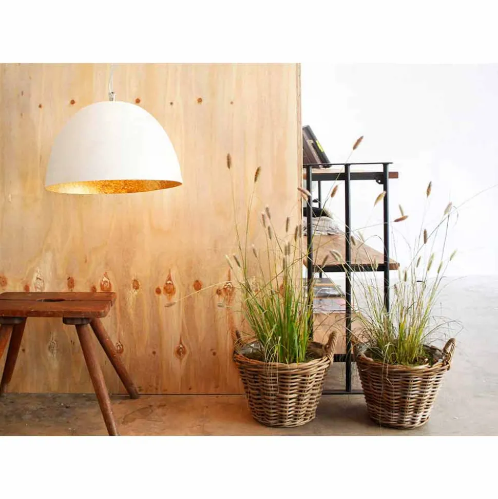 Lampadario di moderno design In-es.artdesign H2o in nebulite colorata