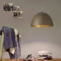 Lampadario di moderno design In-es.artdesign H2o in nebulite colorata