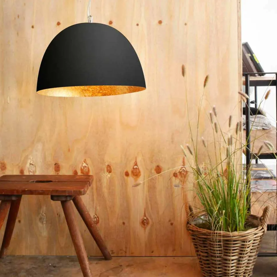 Lampadario di moderno design In-es.artdesign H2o in nebulite colorata