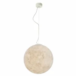 Lampadario di moderno design In-es.artdesign Luna bianco in nebulite