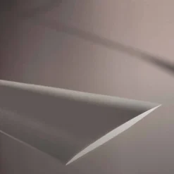 Lampadario in Acciaio Verniciato Bianco Fatto a Mano Made in Italy - Elica